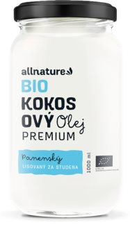 Allnature Kokosový olej panenský olej v BIO kvalitě