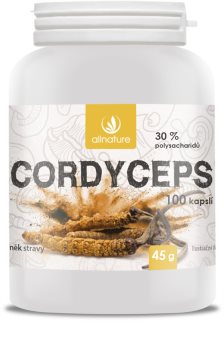Allnature Cordyceps doplněk stravy pro posílení paměti, koncentrace a vitality