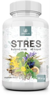Allnature Stres Bylinný extrakt doplněk stravy pro snížení hladiny stresu a zklidnění organismu