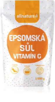 Allnature Epsomská sůl Vitamin C sol za kupku