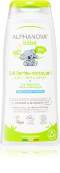 Alphanova Baby Bio гель для душу та шампунь 2 в 1 для дітей від народження