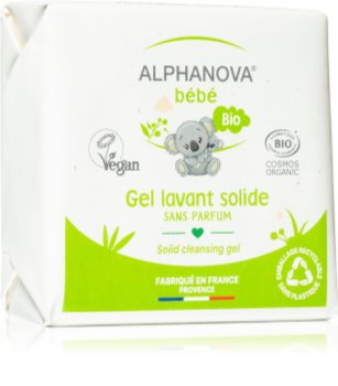 Alphanova Baby Bio gel de duche sólido para bebés 0+