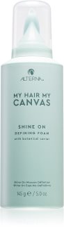 Alterna My Hair My Canvas Shine On mousse volumisante luxe définition et forme