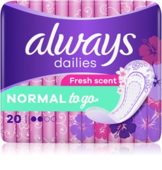 Always Dailies Normal To Go Fresh σερβιετάκια