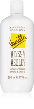 Alyssa Ashley Vanilla crème mains et corps pour femme | notino.fr