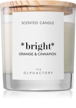 Ambientair Olphactory Orange & Cinnamon scented candle (Bright)