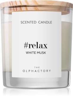 Ambientair Olphactory White Musk scented candle (Relax)