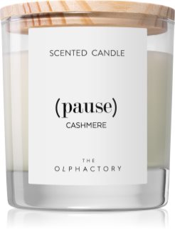 Ambientair Olphactory Cashmere scented candle (Pause)