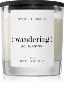Ambientair Olphactory Black Design Goji Black Tea vonná sviečka (Wandering)
