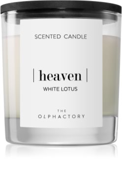 Ambientair Olphactory Black Design White Lotus Tuoksukynttilä (Heaven)