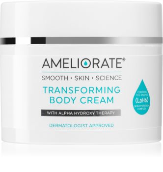 Ameliorate Transforming Body Cream sodrios tekstūros drėkinamasis kremas sausai ir labai sausai odai