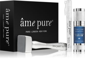 âme pure Adjustable Derma Stamp Platinum Gentlemen Kit Setti (Kirkastavalla Ja Tasoittavalla Vaikutuksella) Miehille