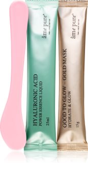 âme pure Jelly Glow Rubber Mask™ Gold żelowa maseczka typu peel-off do rozjaśnienia i nawilżenia