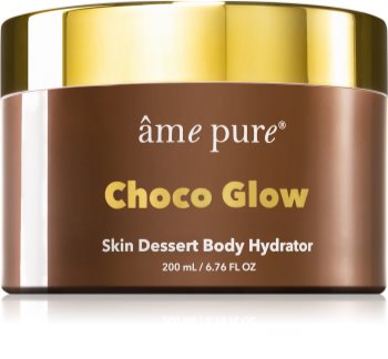 âme pure Choco Glow Skin Dessert Body Hydrator drėkinamasis kūno kremas šokolado skonio
