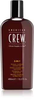 American Crew Hair & Body 3-IN-1 šampón, kondicionér a sprchový gel 3 v 1 pro muže