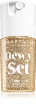 Anastasia Beverly Hills Dewy Set Setting Spray Mini λαμπρυντική mist Για το πρόσωπο