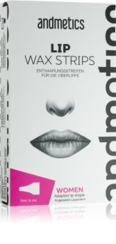 andmetics Wax Strips bovenlip ontharingsstrips