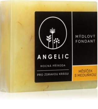 Angelic Soap fondant Calendula & Lemon balm Extra Zachte Natuurlijke Zeep