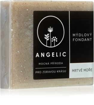 Angelic Soap fondant Dead Sea itin švelnus natūralus muilas su Negyvosios jūros mineralais