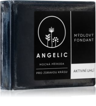 Angelic Soap fondant Active Charcoal Detox Zeep