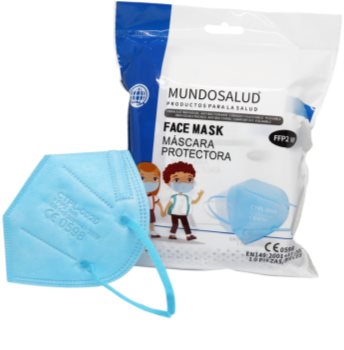MUNDOSALUD Respirator CTPL-0020, FFP2 NR blue Atemschutzmaske zur einmaligen Verwendung