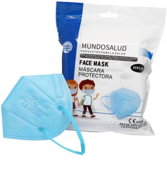 MUNDOSALUD Respirator CTPL-0020, FFP2 NR blue masque à usage unique