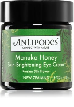 Antipodes Manuka Honey crema iluminadora para contorno de ojos para pieles grasas y problemáticas