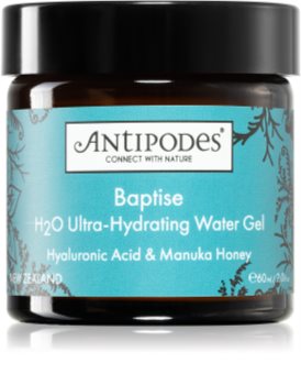 Antipodes Baptise H₂O Ultra-Hydrating Water Gel crema-gel hidratante textura ligera para el rostro