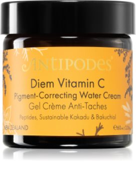 Antipodes Diem Vitamin C Pigment-Correcting Water Cream Kirkastava Kosteusvoide Ikäpisteille
