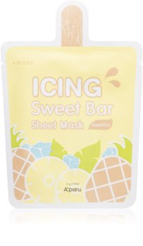 A´pieu Icing Sweet Bar Mask Pineapple Virkistävä Kangasnaamio