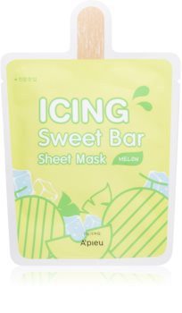 A´pieu Icing Sweet Bar Mask Melon успокояваща платнена маска