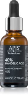 Apis Natural Cosmetics TerApis 40% Mandelic Acid изглаждащ ексфолиращ серум против несъвършенства на кожата