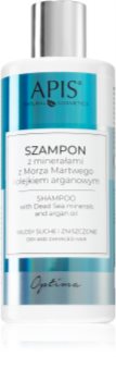 Apis Natural Cosmetics Optima shampoo idratante con minerali del Mar Morto
