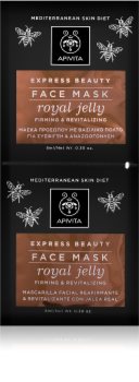 Apivita Express Beauty Royal Jelly ревитализираща маска за лице със стягащ ефект