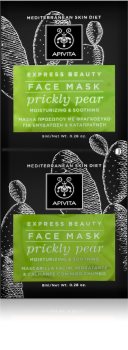 Apivita Express Beauty Prickly Pear интензивна хидратираща маска за лице