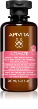 Apivita Intimate Care Tea Tree & Propolis gel para a higiene íntima com efeito calmante