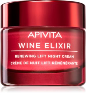 Apivita Wine Elixir Santorini Vine обновляющий лифтинг-крем ночной