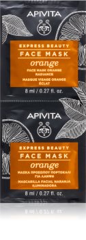 Apivita Express Beauty Orange маска для лица, придающая сияние