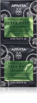 Apivita Express Beauty Cucumber Intensiv fugtgivende ansigtsmaske