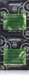 Apivita Express Beauty Cucumber mascarilla facial hidratante intensiva