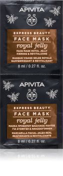 Apivita Express Beauty Royal Jelly revitalizirajuća maska za lice s učvršćujućim učinkom
