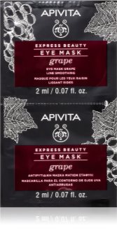 Apivita Express Beauty Grape μάσκα για τα μάτια με λειαντικό αποτέλεσμα