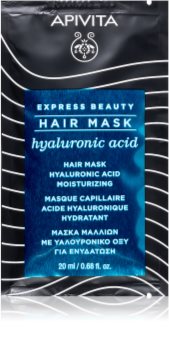 Apivita Express Beauty Hyaluronic Acid hidratáló maszk hajra