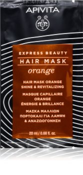 Apivita Express Beauty Orange ревитализираща маска за коса