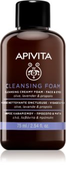 Apivita Cleansing Olive & Lavender Renseskum til ansigt og øjne