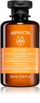 Apivita Holistic Hair Care Orange & Honey Revitalizing Shampoo For Hair Strengthening And Shine