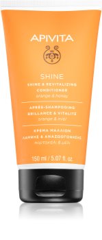 Apivita Holistic Hair Care Orange & Honey Elvyttävä Kiilto Hoitoaine Tylsille Hiuksille