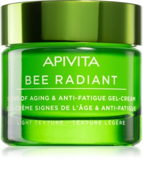 Apivita Bee Radiant ελαφριά τζελ κρέμα ενάντια στη γήρανση και σύσφιξη της επιδερμίδας