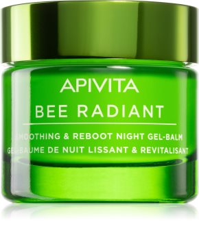 Apivita Bee Radiant gel-bálsamo de noche desintoxicante y alisante