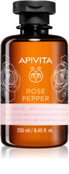 Apivita Rose Pepper гель для душа с эфирными маслами